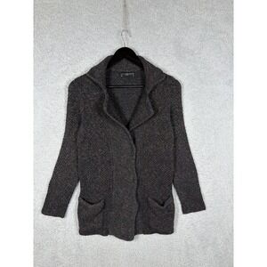 Peruvian Connection Cardigan Womens XS 100% Pima Cotton Knit Open Front Peru